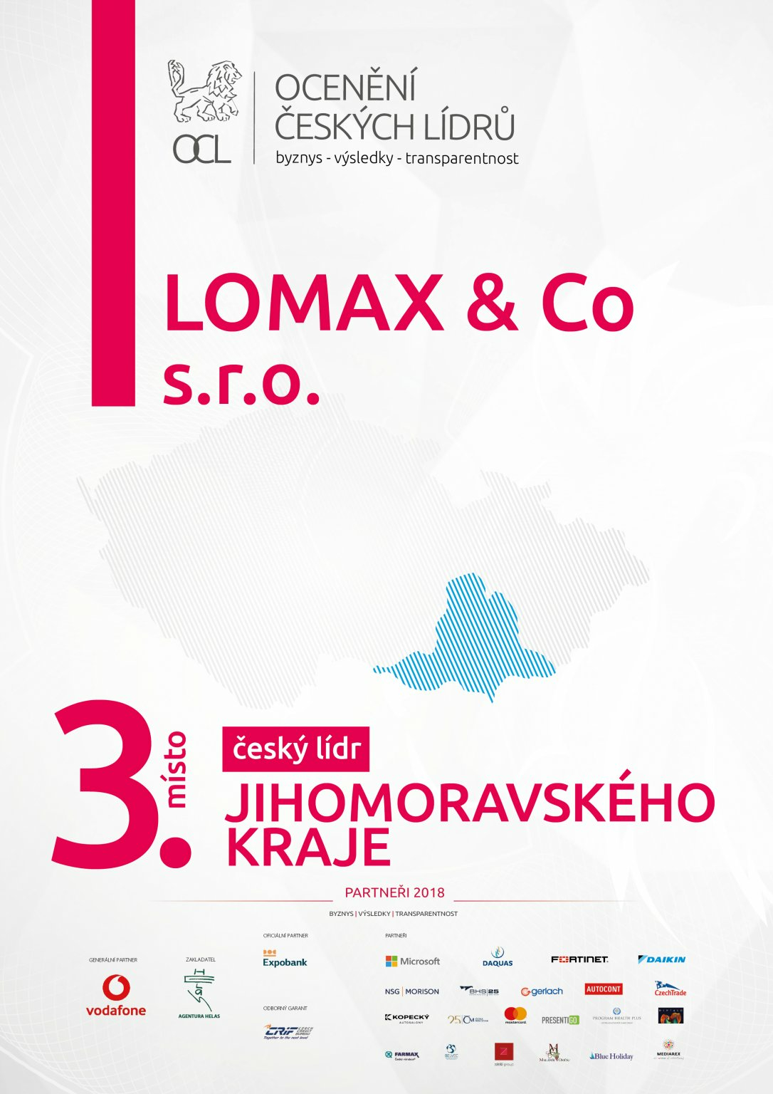 LOMAX - jeden z business lídrů v Jihomoravském kraji.