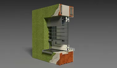 Lomax 3D žaluzie - fasáda.