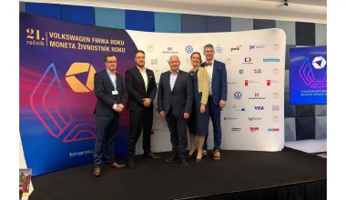 Společná fotografie z vyhlášení soutěže Volkswagen Firma roku 2026
