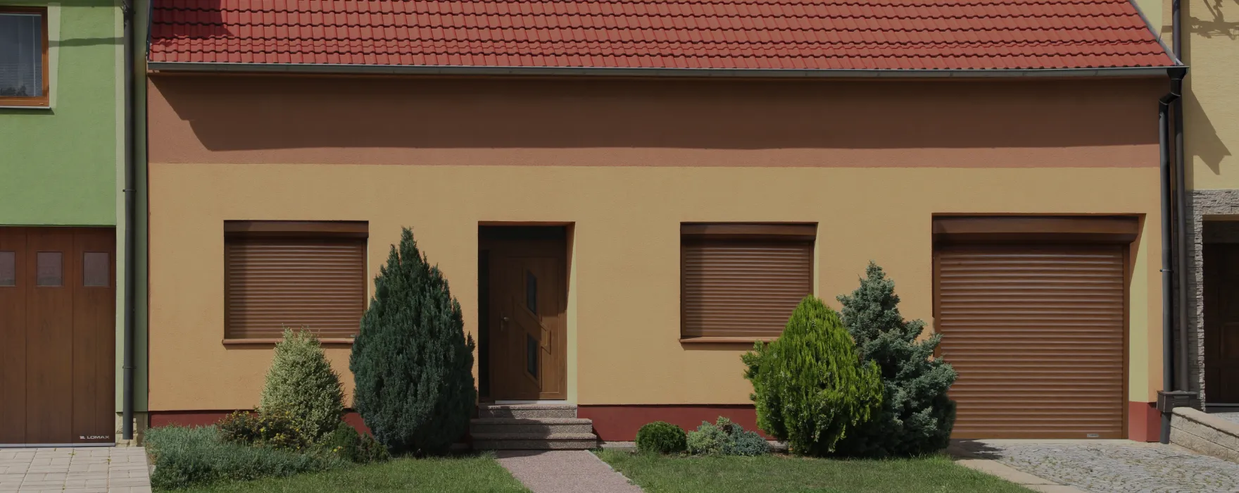 Rolovací garážová vrata LOMAX