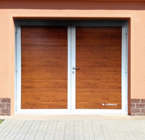 Dvoukřídlá garážová vrata LOMAX